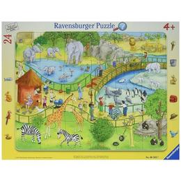 Puzzle distractie la zoo, 24 piese - Ravensburger
