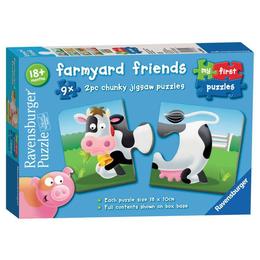 Puzzle animale de curte, 9x2 piese - ravensburger