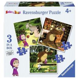 Puzzle masha si ursul, 25/36/49 piese - Ravensburger