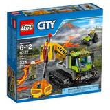 LEGO City - Tractor cu senile pentru vulcan pentru 6 - 12 ani