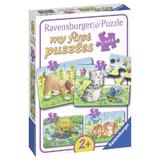 Primul meu puzzle animale, 2/4/6/8 piese - Ravensburger