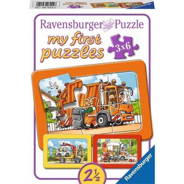 Puzzle masini, 3x6 piese - Ravensburger