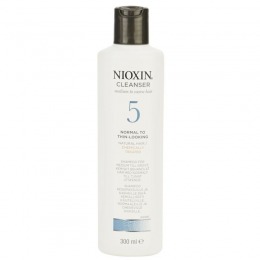 Sampon par normal spre aspru cu aspect subtiat - nioxin system 5 cleanser shampoo 300 ml