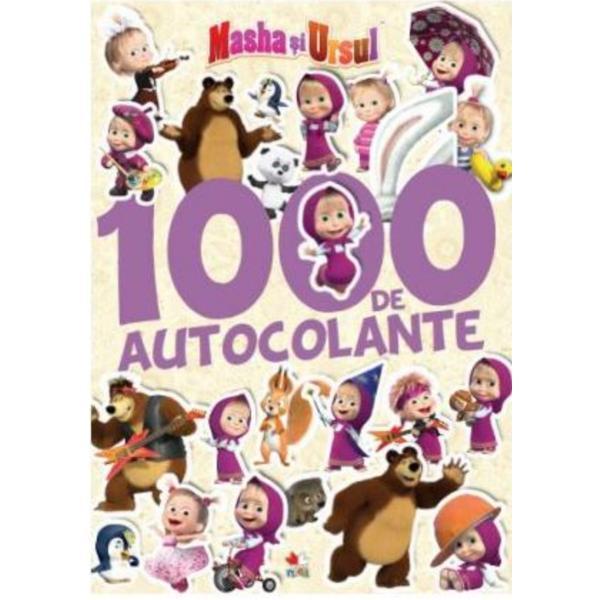 Masha si ursul. 1000 de autocolante