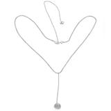 Lantisor fata si spate F&F argint 925, Medalion fata si spate cu Sfere