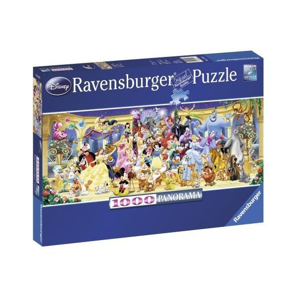 Puzzle personajele disney, 1000 piese- ravensburger 