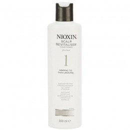 Balsam par fin natural cu aspect subtiat - nioxin system 1 scalp revitaliser conditioner 300 ml