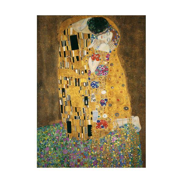 Puzzle gustav klimt - sarutul, 1000 piese - ravensburger