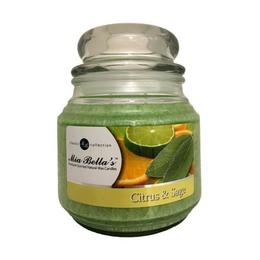 Lumanare parfumata citrus sage, mia bella's, 454 g