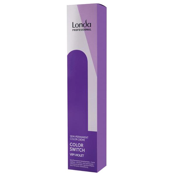 Vopsea Semi-Permanenta – Londa Professional Color Switch Semi-Permanent Color Creme, VIP! Violet, 80ml 80ml imagine noua
