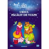 Ursul pacalit de vulpe. Carte de colorat, editura Eurobookids