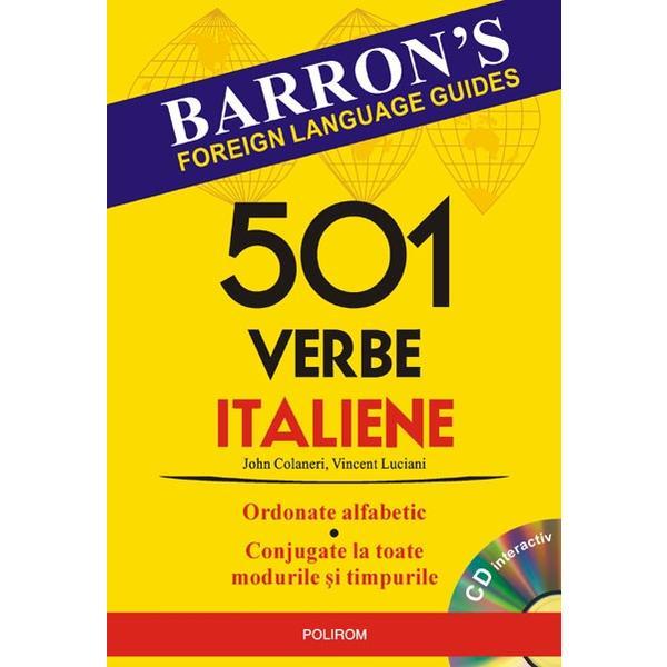 501 verbe italiene + CD - John Colaneri, Vincet Luciani, editura Polirom