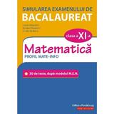 Simularea examenului de bacalaureat matematica cls 11 profil mate-info - lucian dragomir