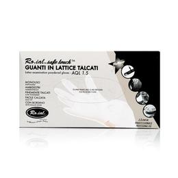 Manusi latex albe l 100 buc, roial