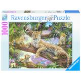 Puzzle familie de leoparzi, 1000 piese - Ravensburger