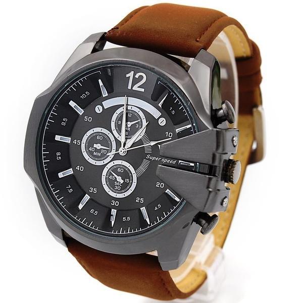 Ceas barbatesc casual quartz quickster, negru
