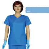 Bluza Dama Guler V Trend Cambrata Prima, bleu, tercot, marime XL (50-52)