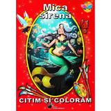 Mica sirena - citim si coloram
