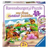 Puzzle animale la ferma, 12 piese - Ravensburger