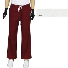 Pantalon Dama Modern Prima, alb, tercot, marime L (46-48)