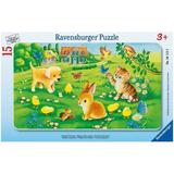 Puzzle animale dragalase, 15 piese - Ravensburger