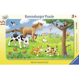 Puzzle animale prieteni, 15 piese - Ravensburger