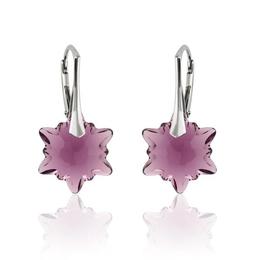 Cercei Edelweis Leverback Mini Amethyst