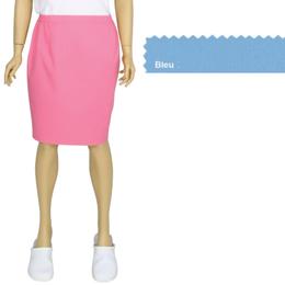 Fusta femei prima, bleu, tercot, marime xl (50-52)