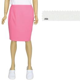Fusta femei prima, alb, tercot, marime xs (34-36)