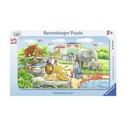 Puzzle calatorie la zoo, 15 piese - Ravensburger