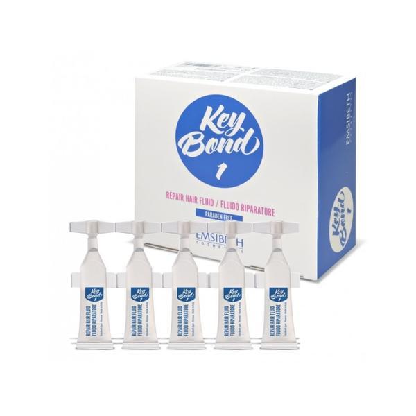 Tratament pentru par Fluid KeyBond 1, 90 monodoze 338 ml – Emsibeth Emsibeth Cosmetics imagine pret reduceri