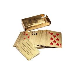 Carti de joc imbracate in aur 24k - play&go