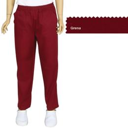 Pantalon unisex prima, tercot, grena, marime s (38-40)