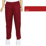 Pantalon Unisex Prima, tercot, rosu, marime XL (50-52)