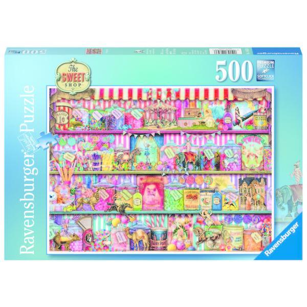 Puzzle magazinul de dulciuri, 500 piese - Ravensburger