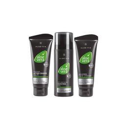 Set cadou pentru bărbaţi II - After Shave Balm 100 ml + Anti Irritation Shaving Gel 150 ml + Anti Stress Face Cream 100 ml - LR