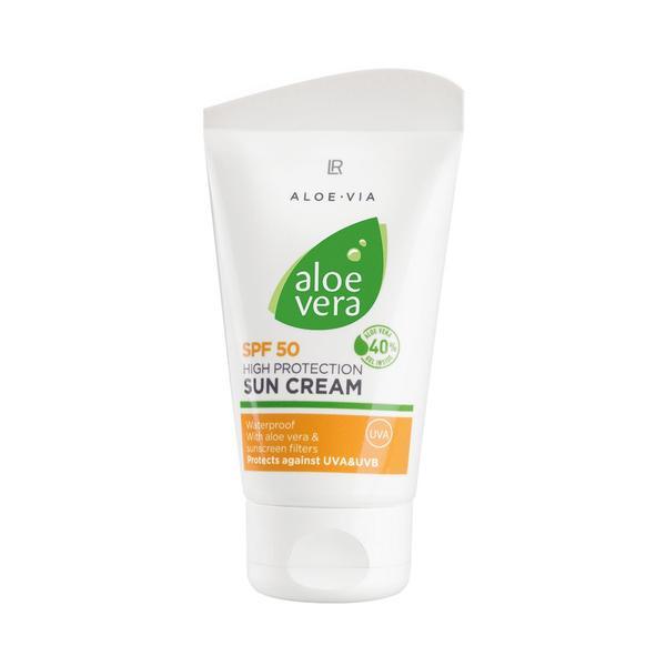 Cremă pentru protecţie solară – High Protection Sun Cream SPF50 Aloe Vera 75 ml – Lr Health & Beauty ALOE