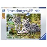 Puzzle pisica mare alba, 500 piese - Ravensburger
