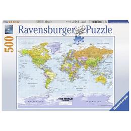 Puzzle harta politica a lumii, 500 piese - Ravensburger