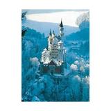 Puzzle castelul neuschwanstein iarna, 1500 piese - Ravensburger