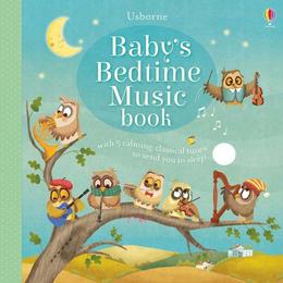 Carte de adormit copiii Baby&#039;s bedtime music book, editura Usborne Publishing