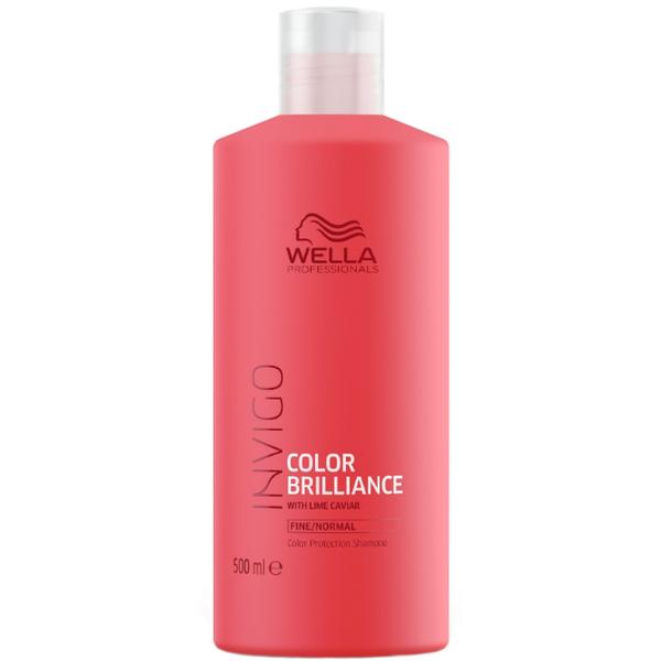 Sampon pentru Par Vopsit, Fin sau Normal - Wella Professionals Invigo Color Brilliance Color Protection Shampoo Fine/Normal Hair, 500ml