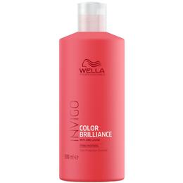 Sampon pentru par vopsit, fin sau normal - wella professionals invigo color brilliance color protection shampoo fine/normal hair, 500ml