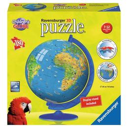 Puzzle 3D Globul Lumii Pentru Copii, 180 Piese - Ravensburger