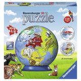 Puzzle 3D Glob, 72 Piese - Ravensburger