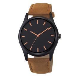 Ceas barbatesc geneva cs838, curea piele, model maro