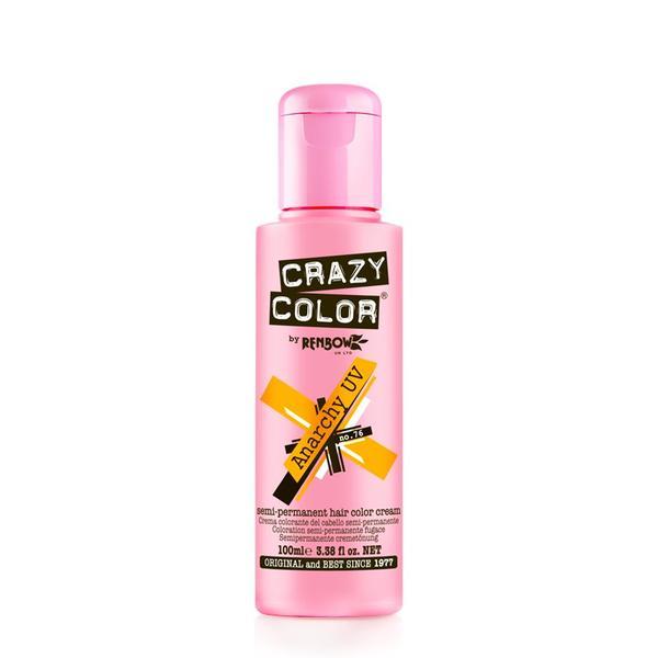 Crazy color vopsea nuantatoare neon nr. 76 anarchy uv 100 ml