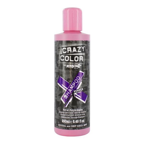 Sampon Crazy Color Purple pentru mentinerea nuantei mov 250 ml