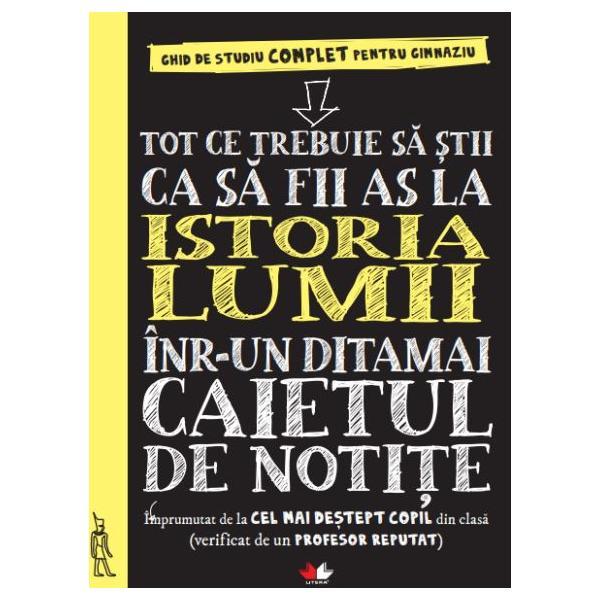language Nomination Trouble Tot ce trebuie sa stii ca sa fii as la istoria lumii intr-un ditamai  caietul de notite - Esteto.ro