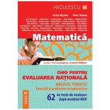 Matematica - Clasa a 8-a - Ghid pentru evaluarea nationala. 62 de teste - Victor Nicolae, Petre Simion, editura Niculescu